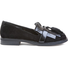 Лоферы женские Юничел 5F7541 черные 39 RU