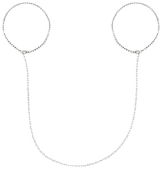 Стильные манжеты со стразами на цепочке Obsessive