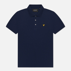 Футболка-поло мужская Lyle & Scott SP400VB синяя S Lyle&Scott