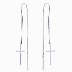 Серьги женские из серебра SKAZKA Natali Romanovoi 41217, без вставки