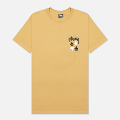 Футболка мужская Stussy 1904687 коричневая XS