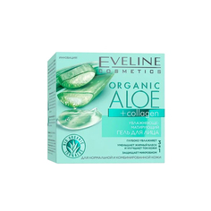 Гель для лица матирующий Eveline Cosmetics Organic Aloe+Collagen 50 мл