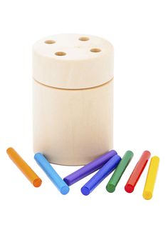 Развивающая игра Эврилэнд Сортер "Маленький бочонок с палочками" EL7358