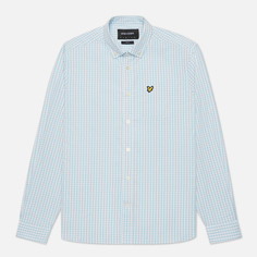 Рубашка мужская Lyle & Scott LW1114V голубая L Lyle&Scott