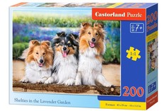 Пазлы Castorland 200 деталей, Premium, Собаки в саду