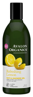 Гель для ванны и душа Avalon Organics Lemon 355 мл