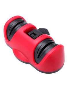 Двойная точилка для ножей на присоске KITCHEN SUCTION CUP KNIFE SHARPENER Markethot
