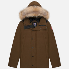 Парка мужская Canada Goose 3808M коричневая XS