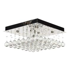 Светильник потолочный Arti Lampadari Flusso Nickel, Flusso H 1.4.40.616 N, 240W, G9