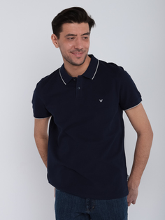 Футболка-поло мужская SQ63687 Wrangler синяя L