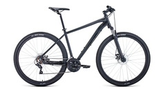 Велосипед Forward Apache 29 2.0 disc 2021 рост 21" черный матовый/черный