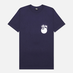 Футболка мужская Stussy 1904684 синяя S