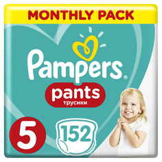 Трусики Pampers Pants 12-17 кг, размер 5, 152 шт.