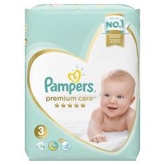 Подгузники Pampers Premium Care 3 (6-10 кг), 74 шт.