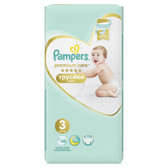 Трусики Pampers Premium Care 3 (6-11 кг), 48 шт.