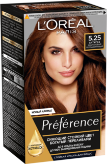 Краска для волос LOreal Paris Preference оттенок 5,25 Антигуа