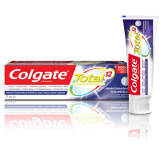 Зубная паста Colgate TOTAL12 Профессиональная отбеливающая 75мл