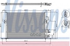 Радиатор кондиционера Nissens 94308