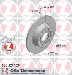 Тормозной диск ZIMMERMANN 600.3241.20