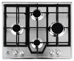 Встраиваемая варочная панель газовая Electrolux GME263LX Silver