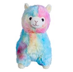 Мягкая игрушка "Альпака", 25 см, розово-голубая Fancy