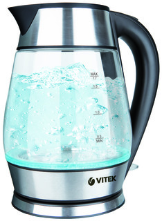 Чайник электрический Vitek VT-7037 TR Black/Silver
