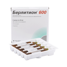 Берлитион концентрат для раствора 25 мг/мл 24 мл 5 шт. Berlin Chemie/A. Menarini