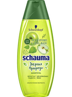 Шампунь Schauma Энергия природы, для нормальных волос, мягкость и гладкость, 400 мл