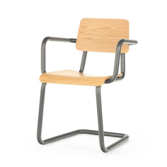 Стул Cosmo Cantilever 54869, темно-серый матовый