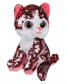Мягкая игрушка Fluffy Family Котенок Блестяшка, 23 см