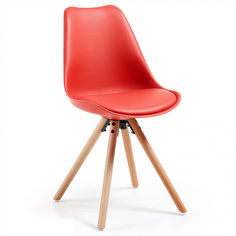 Стул La Forma Lars 45616, beige/red