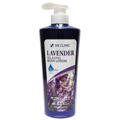 Лосьон для тела 3W CLINIC Lavender Relaxing Body Lotion 550 мл