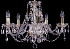 Люстра подвесная Bohemia Ivele Crystal 1406/5/195/G