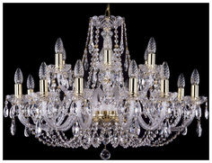 Люстра подвесная Bohemia Ivele Crystal 1406/12+6/300/G