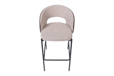 Полубарный стул Hoff Darrius 80343993, черный матовый/бежевый/коричневый