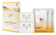 Патчи и маска для лица Snow2+ Facial Eye Zone Care for Whitening and Wrinkle care