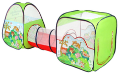 Палатка Наша Игрушка Волшебный сад с туннелем