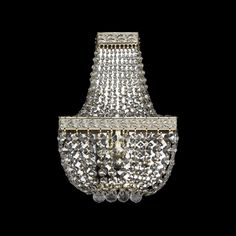Хрустальное потолочное бра 19282B/H1/20IV GW Bohemia Ivele Crystal