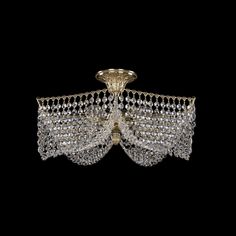 Хрустальная люстра 77181/49 G Bohemia Ivele Crystal