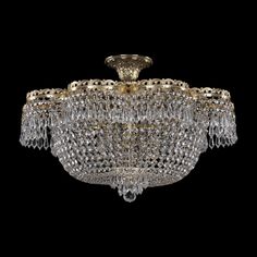 Хрустальная люстра 19301/55JB G Bohemia Ivele Crystal