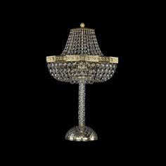 Хрустальная настольная лампа 19283L4/H/35IV G Bohemia Ivele Crystal