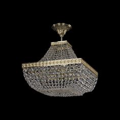 Хрустальная люстра 19112/H1/35IV G Bohemia Ivele Crystal