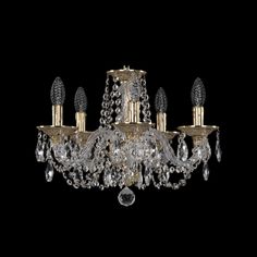 Хрустальная люстра 16102/5/141 G Bohemia Ivele Crystal