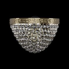 Хрустальное потолочное бра 19321B/20IV G Bohemia Ivele Crystal