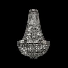 Хрустальное потолочное бра 19281B/H2/35IV Ni Bohemia Ivele Crystal