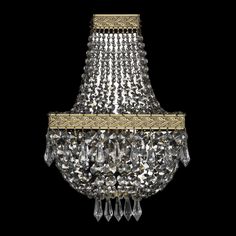 Хрустальное потолочное бра 19272B/H1/20IV Pa Bohemia Ivele Crystal