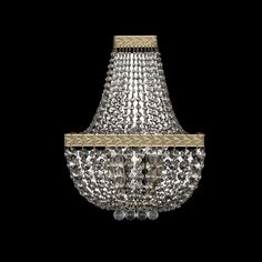 Хрустальное потолочное бра 19282B/H1/25IV Pa Bohemia Ivele Crystal