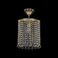 Люстра хрустальная подвесная 19203/20IV G Balls Bohemia Ivele Crystal