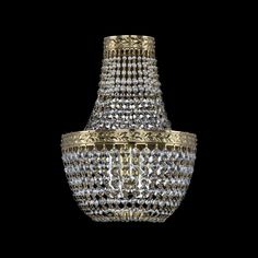 Хрустальное потолочное бра 19051B/H1/20IV G Bohemia Ivele Crystal