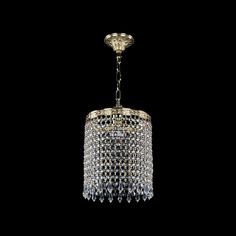 Люстра хрустальная подвесная 19201/20IV G Drops Bohemia Ivele Crystal